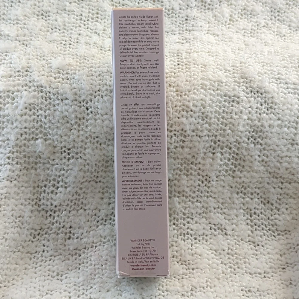Wander Beauty Nude Illusion Liquid Foundation in Fair, 30ml/1.01fl oz